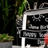 Personalised Teacher Gift LED Lamp with Book Design