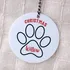 Personalized Name Paw Design Acrylic Christmas Tree Ornament