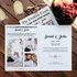 Personalised Newspaper Style Wedding Invitation