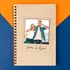 Personalized Notebook with Wooden Cover and Photos