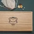 Personalized Oak Backgammon Set with Pool for Players