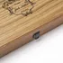 Personalized Oak Backgammon Set with Pool for Players
