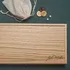 Personalized Oak Backgammon Set with Signature Lid