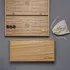Personalized Oak Backgammon Set with Signature Lid