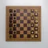Personalised Oak Finish Square Chess Set with Signature