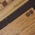Personalized Oak Wood Chess Pattern Backgammon