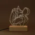 Personalized Pet Line Art LED Lamp