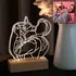 Personalized Pet Line Art LED Lamp