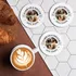Personalized Photo Coaster Set of 6 with Names