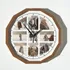 Personalised Photo Collage Wooden Wall Clock