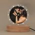 Personalized Photo LED Lamp Desk Clock