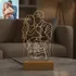 Personalized Photo Line Art LED Lamp for Couples