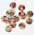 Personalised Round Photo Magnet Set of 15