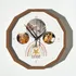 Personalised Wooden Photo Wall Clock for Baby and Kids' Rooms