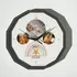 Personalised Wooden Photo Wall Clock for Baby and Kids' Rooms