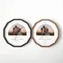 Personalized Photo Wooden Wall Clock for Couples