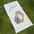 Personalized Picture Water Color Design Printed Ultra Absorbent Pet Towel