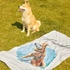 Personalized Picture Water Color Design Printed Ultra Absorbent Pet Towel