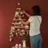 Personalized Pine Tree Photo Display with LED Lights Plus 12 Printed Photos