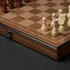 Personalised Premium Walnut Chess Set