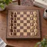 Personalised Premium Walnut Chess Set