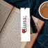 Personalized Printed Bookmark