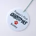 Personalized Puppy's First Christmas Ornament