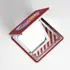 Personalized Red Compact Mirror with Watercolor Name Design