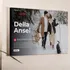 Personalized Romantic Movie Poster Canvas 16x24 - Unique Gift for Couples