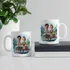 Personalised Rowboat Cartoon Couple Mug for Romantic Gifts