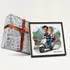 Personalized Scooter Couple Cartoon Frame Gift
