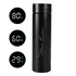 Personalized Signature Printed Thermal Flask with Digital Temperature Display