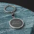 Personalised Signature Style Name Metal Keyring