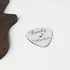 Personalized Silver Guitar Pick with Classic Guitar Display Case