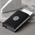 Personalised Silver Monogram Leather Wallet for Men