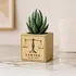 Personalised Lawyer Succulent Planter with Justice Scales Design