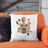 Personalized Super Mom Cartoon Pillow for Mother's Day