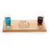 Personalized Tequila Design 2x SHot Glass Set with Wooden Tray