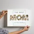 Personalised Best Mum in the World Photo Canvas 12x16