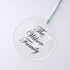 Personalized Transparent Acrylic Pine Tree Ornament