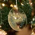 Personalized Transparent Christmas Ornament with Names