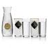 Personalised Gold-Trimmed Rakı Glass Set with Carafe