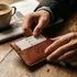 Personalized Vegan Leather Wallet and Card Holder for Him