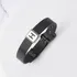 Personalized Vegan Wallet and Initial Bracelet Gift Set
