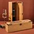 Personalised Vineyard Design Wine Box with Custom Message