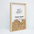 Personalized Wall Hanging Wine Cork Holder as Unique Gift For Couples and Anniversaries
