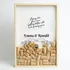 Personalized Wall Hanging Wine Cork Holder as Unique Gift For Couples and Anniversaries