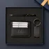 Personalized Wallet, Pen and Keychain Gift Set for Him