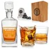 Personalized Whiskey Decanter Gift Set for Men
