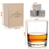 Personalized Whiskey Glass Set with Wooden Box